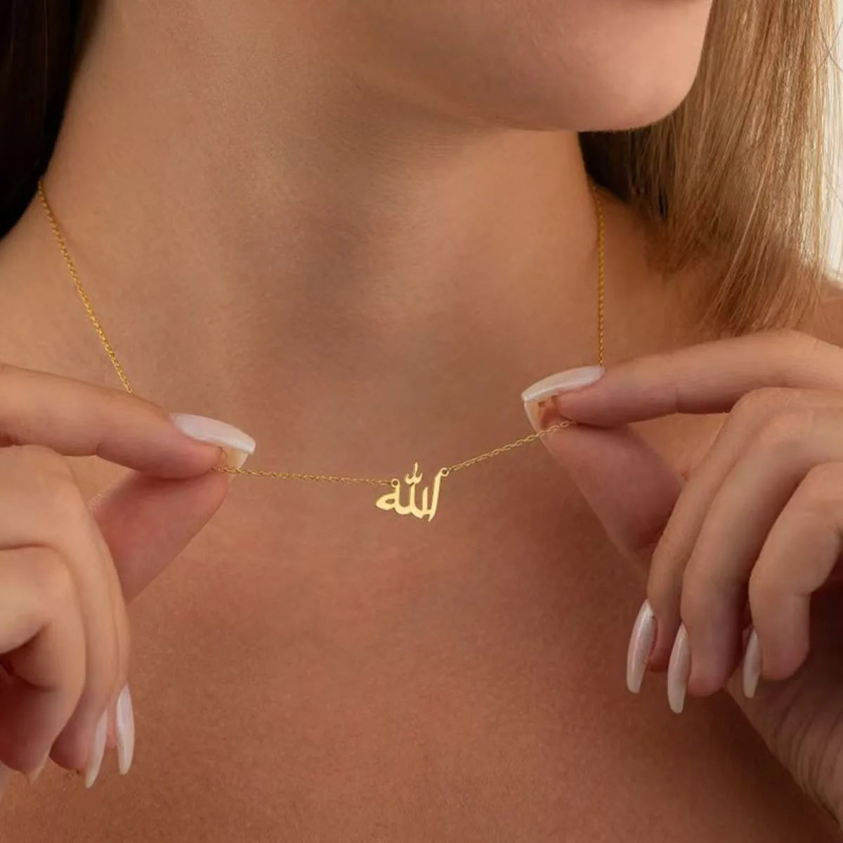 Arabic Faith Pendant Elite Luxury Jewelry