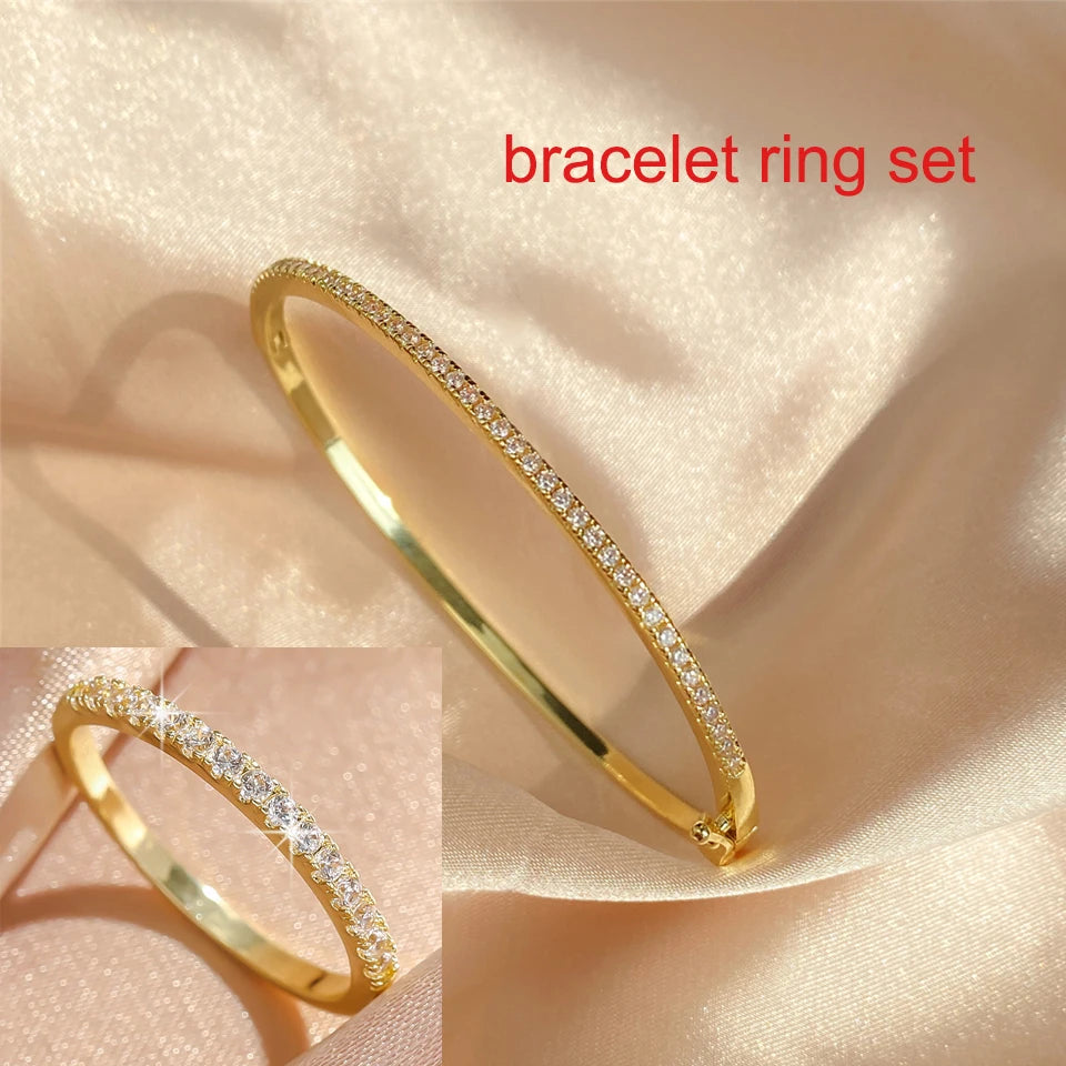 Shimmering Elegance Bangles