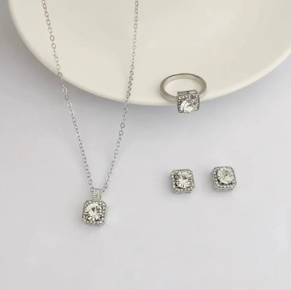 Lumière Elegance Set – Sparkling Crystal Women’s Jewelry Collection | Elite Luxury Jewelry My Store