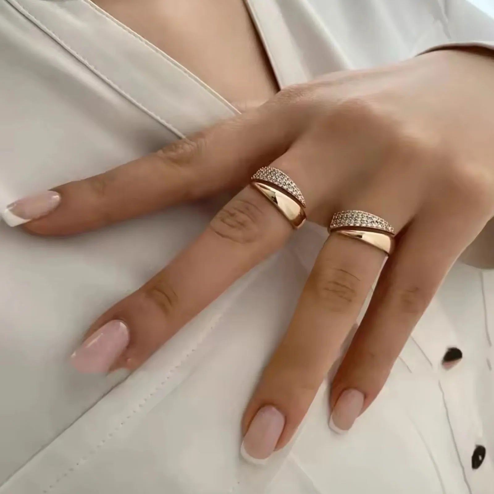 Golden Glow Ring – 18K Gold Plated Luxury Women’s Ring | Elite Luxury Jewelry My Store